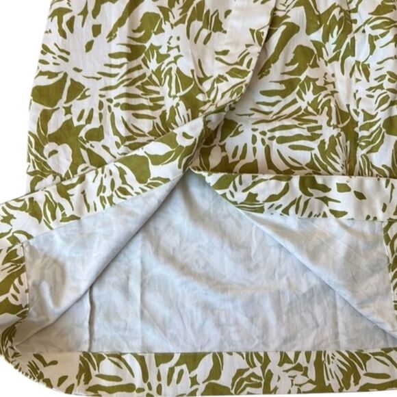 Maeve Summer Denim Cotton Daintree Pencil Skirt W Slit Size M Us 8 - Picture 6 of 12